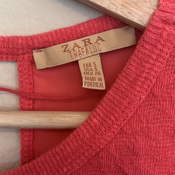 Zara Trafaluc hot pink tank - Picture 2 of 4